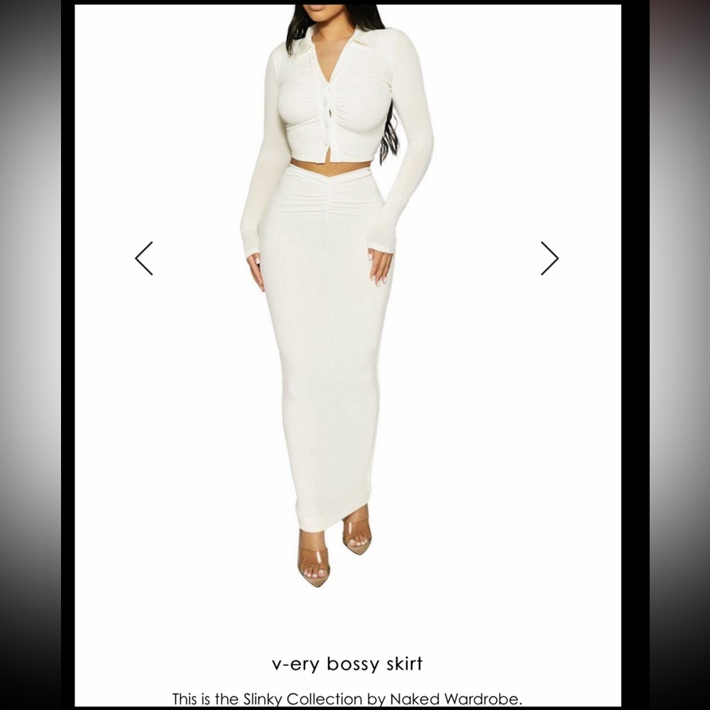 Naked wardrobe v-every bossy skirt